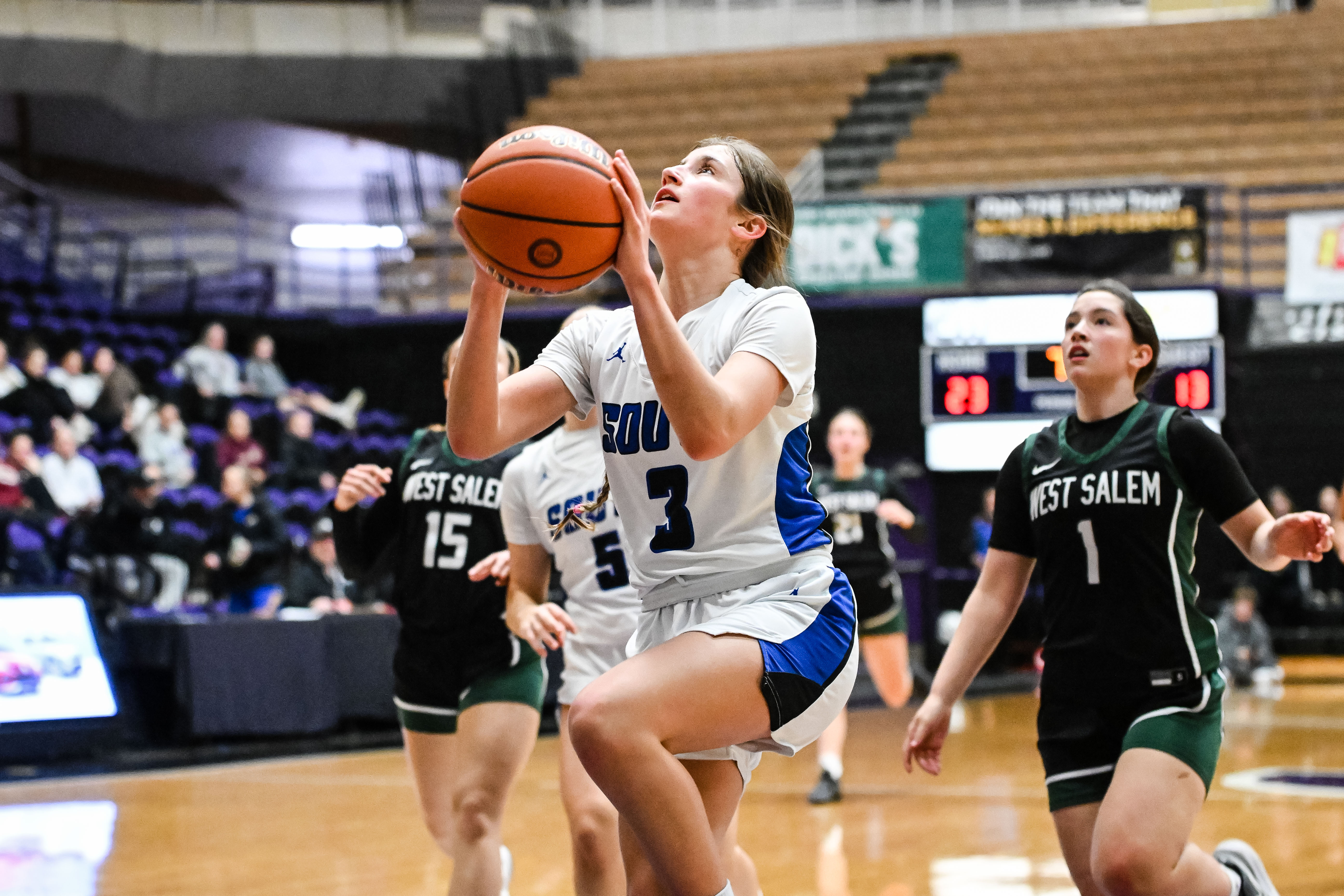 South Medford West Salem 6A Oregon girls basketball quarterfinal Naji Saker -6